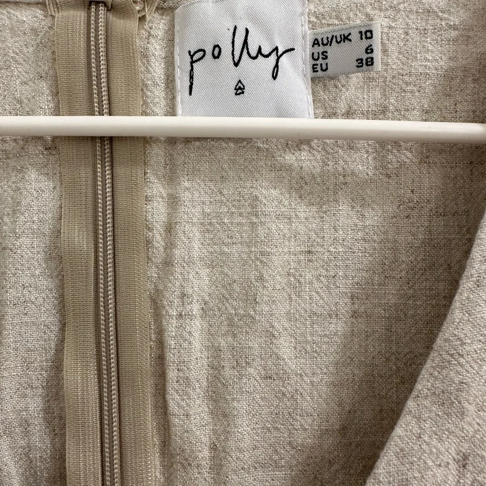 Princess Polly tan short romper  size 6 - Picture 3 of 6